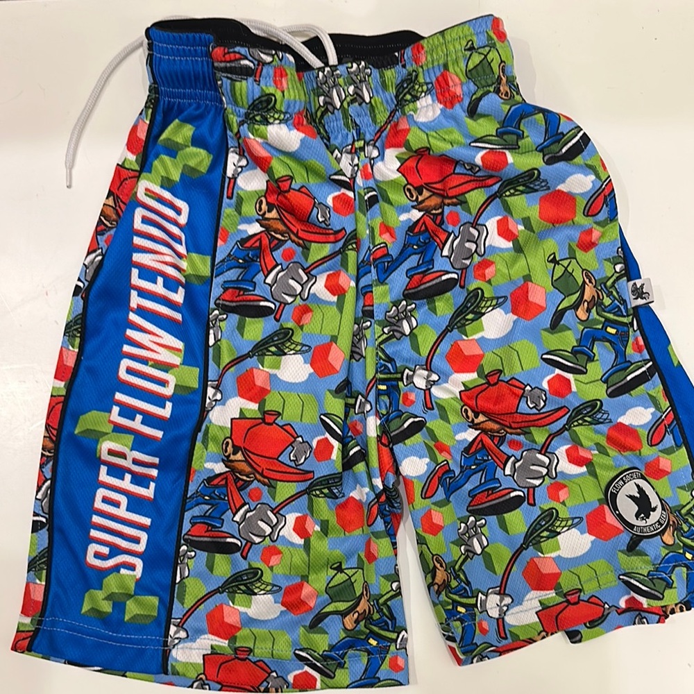 Flow Society lacrosse:  Kids Graphic Shorts - Multicolor